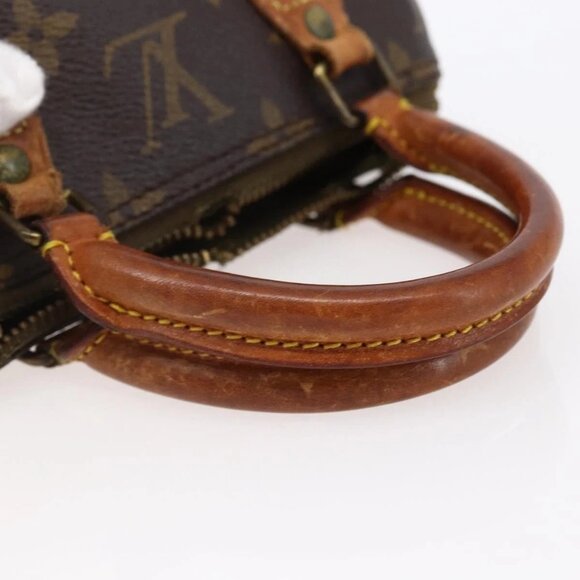 LOUIS VUITTON Monogram Mini Speedy Hand Bag M41534 LV Auth 149097 - Picture 9 of 16